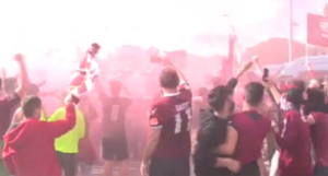 Grande festa per la promozione della Salernitana in serie A. Muore 28enne